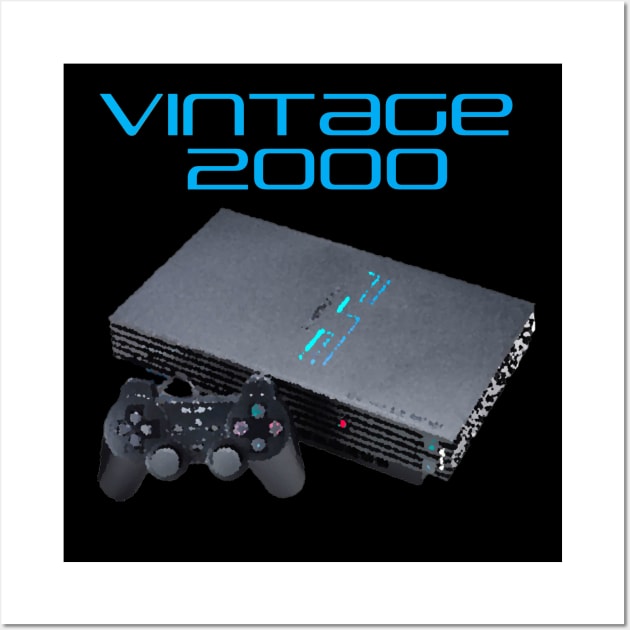 Vintage 2000 - PS2 Wall Art by jmtaylor